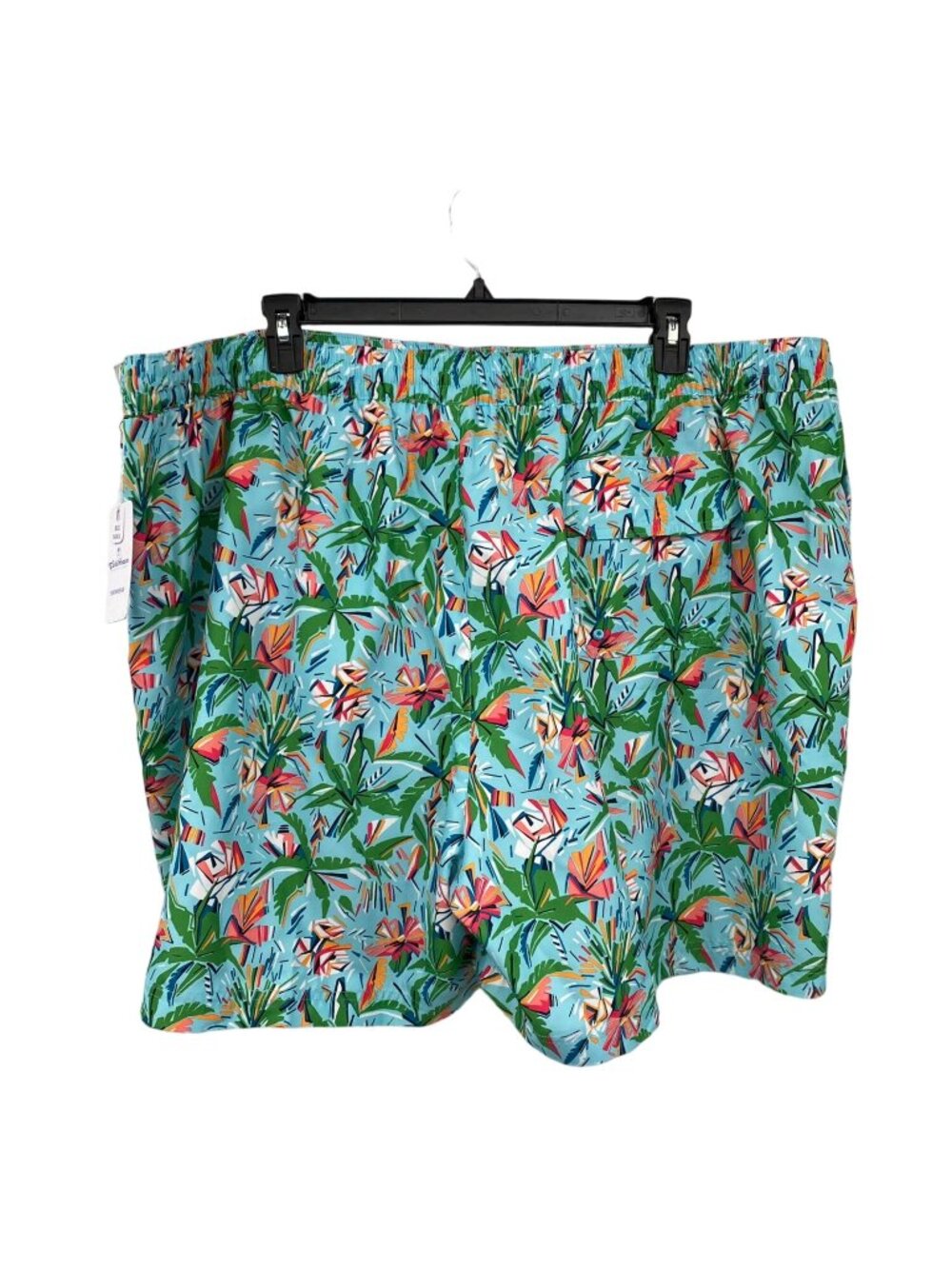 Caribbean Roundtree Yorke Swim Trunks Mens 4XB NEW Tropical Big Man Shorts